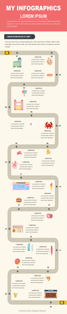 Winding Road Infographic