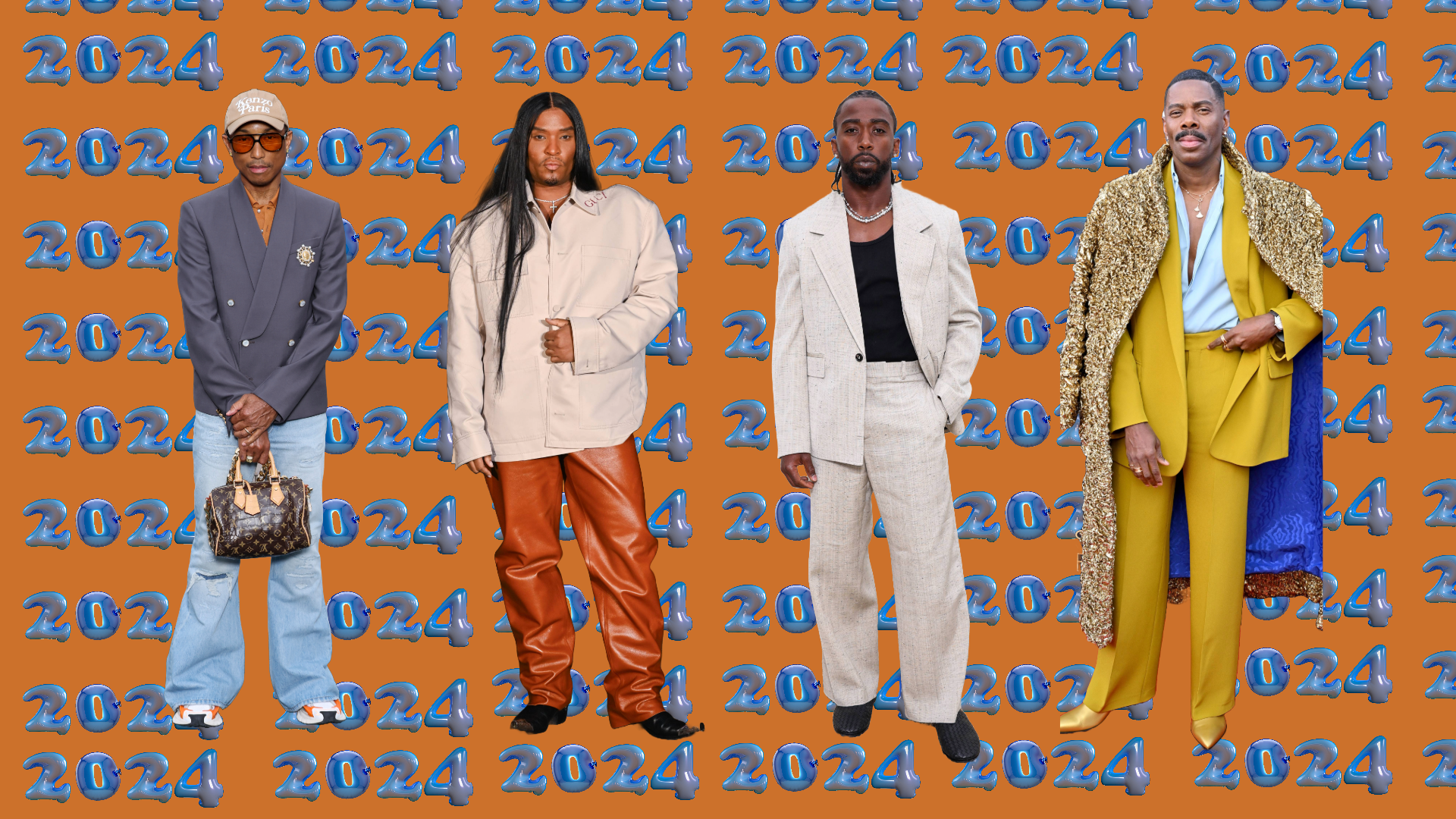 The Best Dressed Men Of 2024: Pharrell, Colman Domingo, Tyrod Taylor, And More