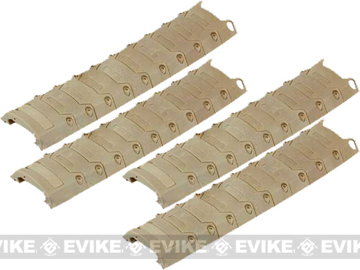 Matrix Transformer Modular Polymer Rail Covers (Color: Desert Tan / Set of 4)