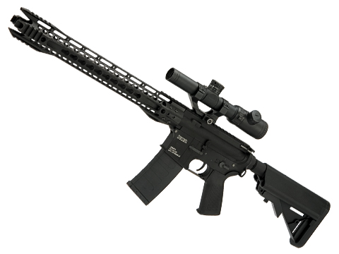 Evike Custom KWA VM4-A1 V2.5 M4 Airsoft AEG with G&P Phantom II 16.2 Keymod Handguard