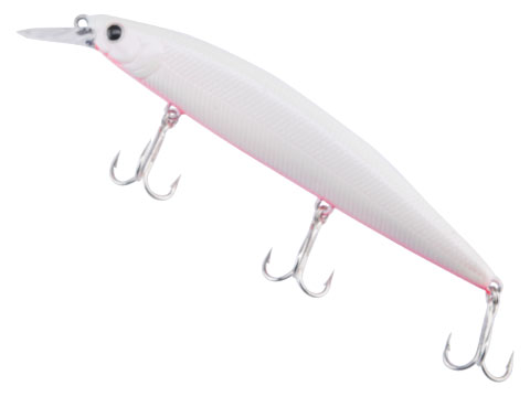 Lucky Craft Surf Pointer Saltwater Fishing Lure (Model: 115MR / Super Glow Cherry Berry)