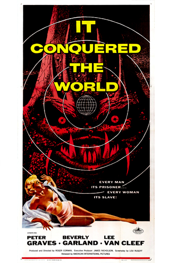il Conquistatore del mondo, conquered the world, Roger Corman, Lee Van Cleef con Corman