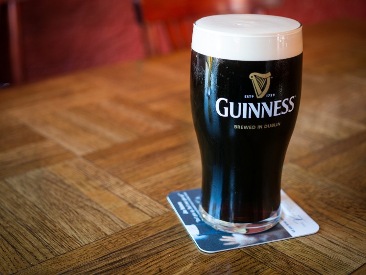 A pint of Guinness | Photo credit: Aaron Hockley