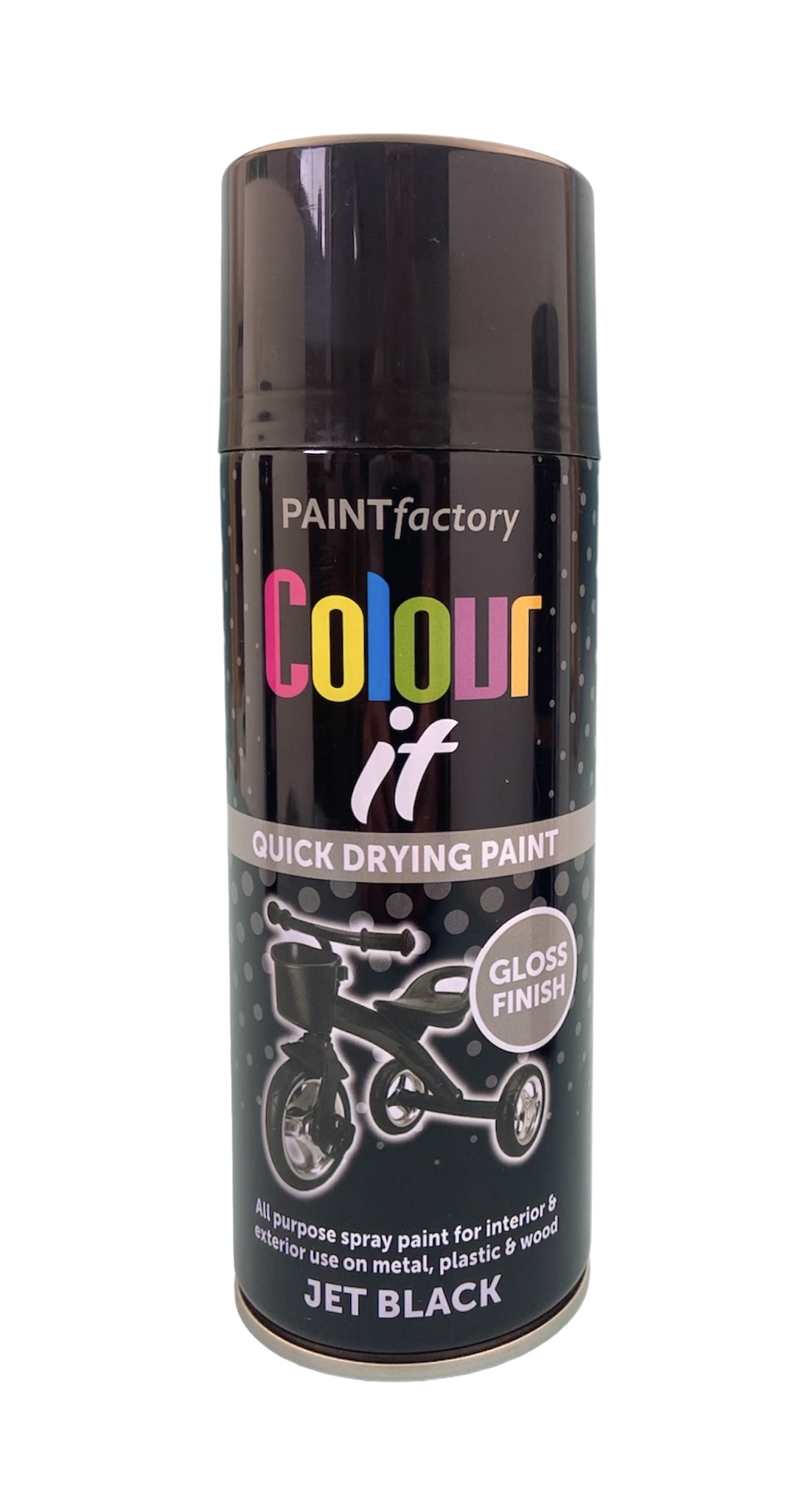 45120 RAPIDE 1732PR GLOSS BLACK SPRAY - 400ml CAN