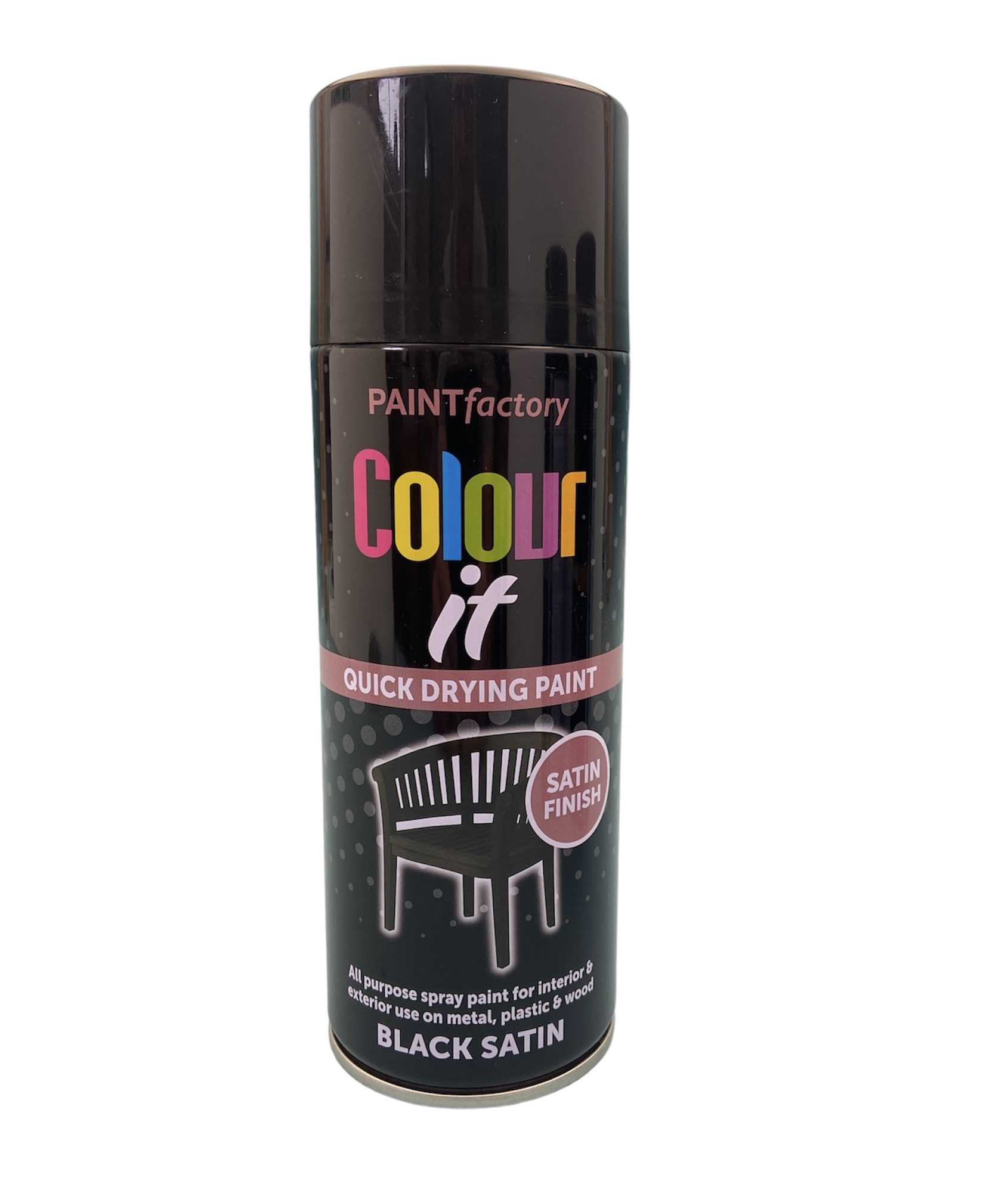 45122 RAPIDE 2685 SATIN BLACK SPRAY - 400ml CAN