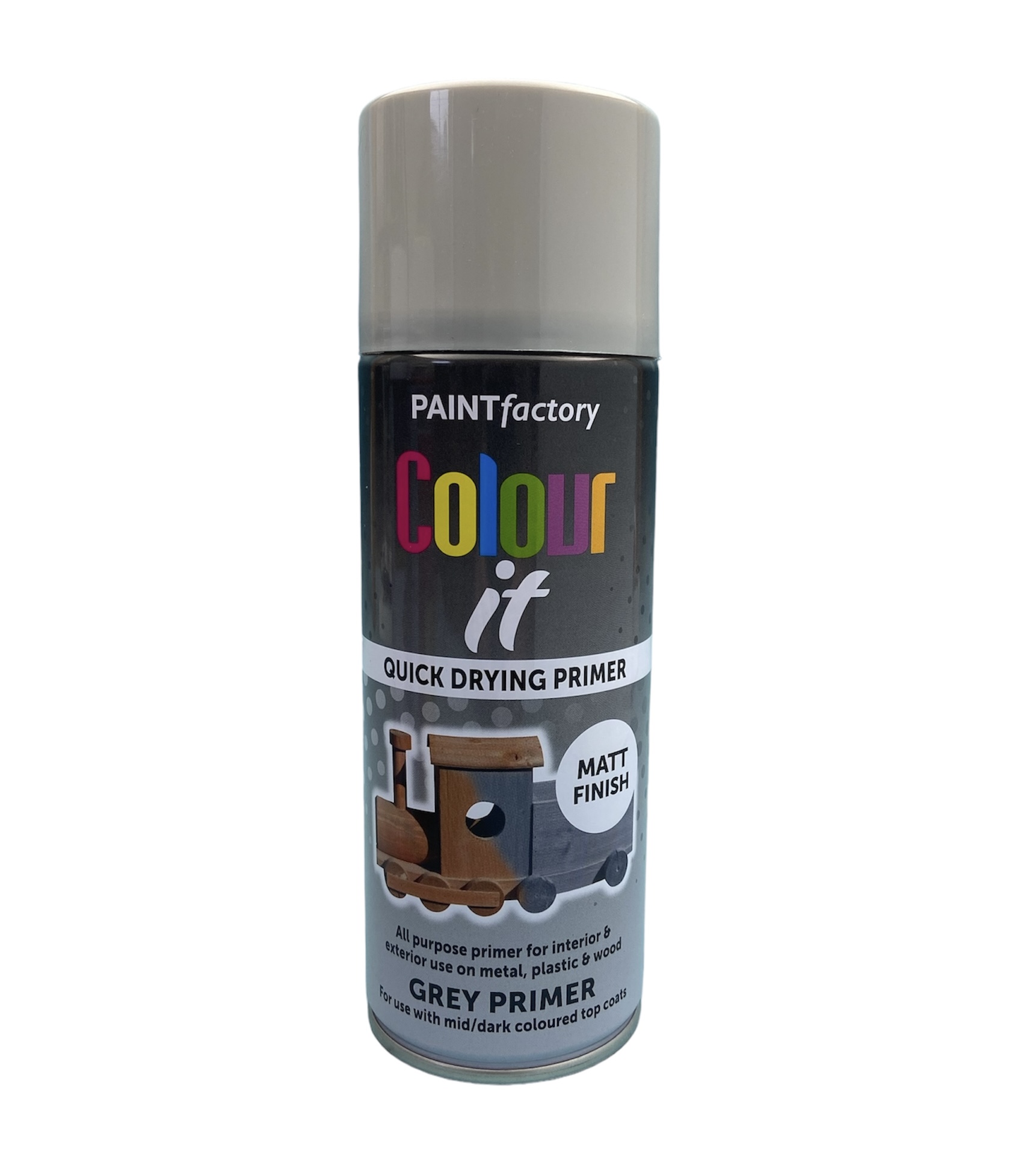 45125 RAPIDE 1737PR MATT GREY PRIMER SPRAY - 400ml CAN