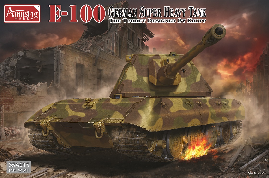 AH35A015 Amusing Hobby 1/35 E-100 GERMAN SUPER HEAVY TANK