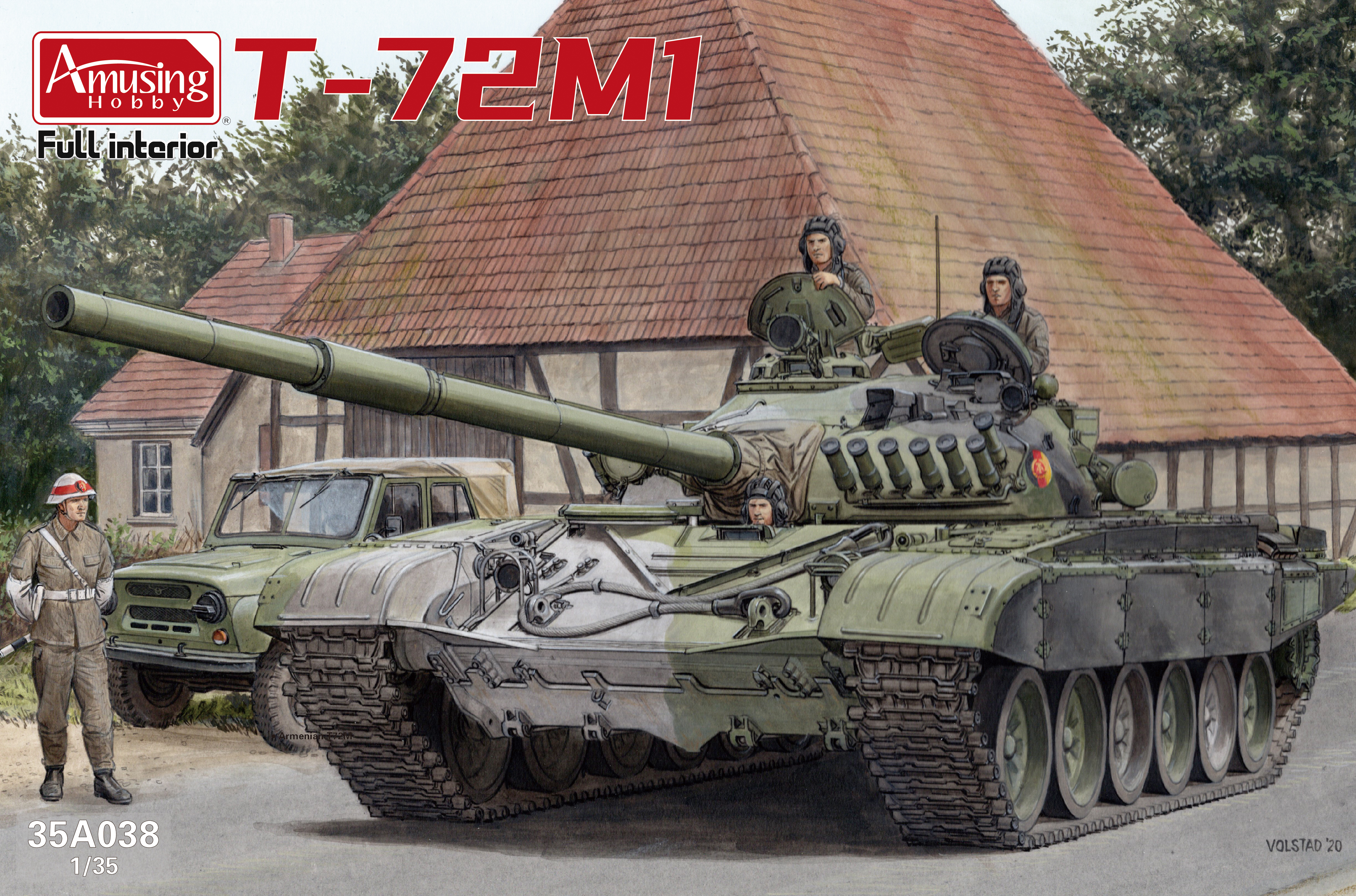 AH35A038 CLEARANCE - T-72M1 includes full interior