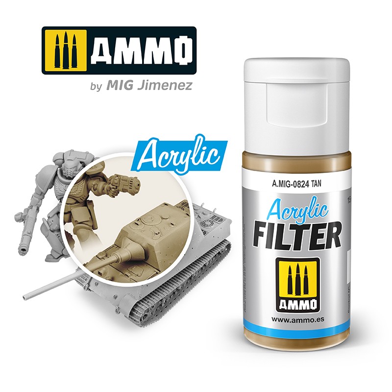 MIG824 Ammo ACRYLIC FILTER Tan