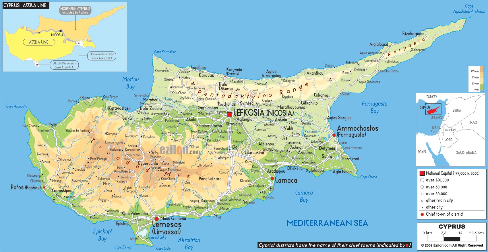 Map Of Cyprus Where Is Cyprus Cyprus Map English Cypr - vrogue.co