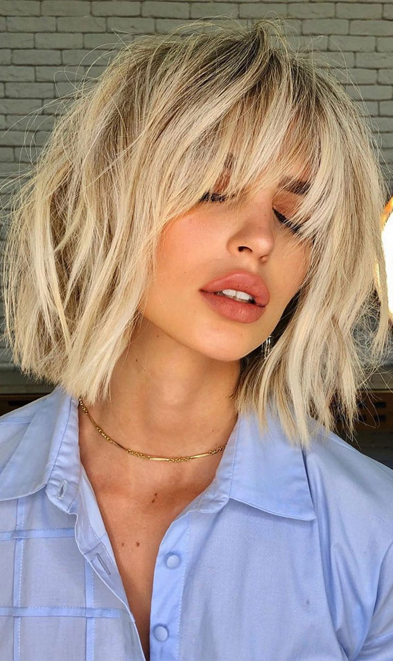 lob hairstyles 2020, lob haircut with layers, lob haircut 2020, wavy lob hairstyles, long bob hairstyle, bob hairstyle, lob haircut with bangs, long lob haircut, lob haircut with side part