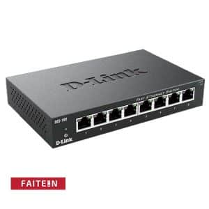 D-Link DES‑108 8‑Port Fast Ethernet switch