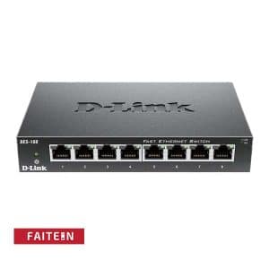 D-Link DES‑108 8‑Port Fast Ethernet switch