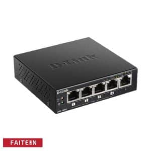 D-Link DGS-1005P 5-Port Gigabit Switch with 4 PoE Ports