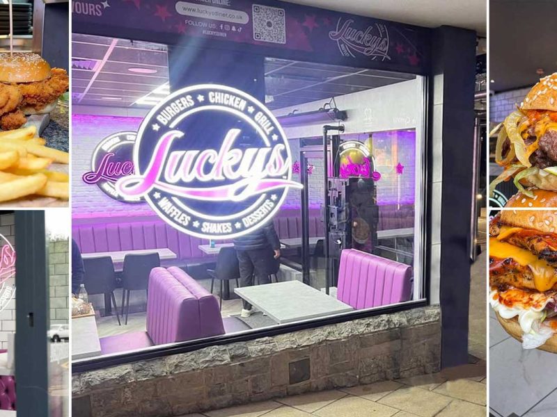 Luckys Diner Halal Burgers Restaurant Bangor