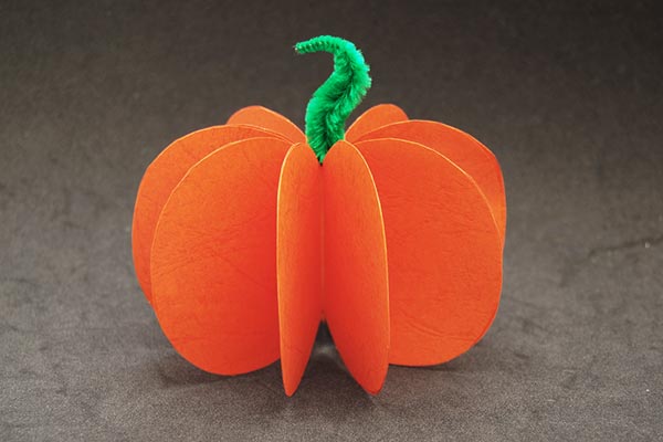 3D Paper Pumpkin