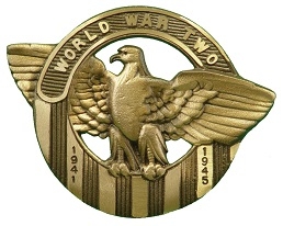 World War II Bronze Eagle Grave Marker