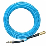 3/8" x 100' Flexeel Air Hose with 1/4" Industrial Premium Fittings