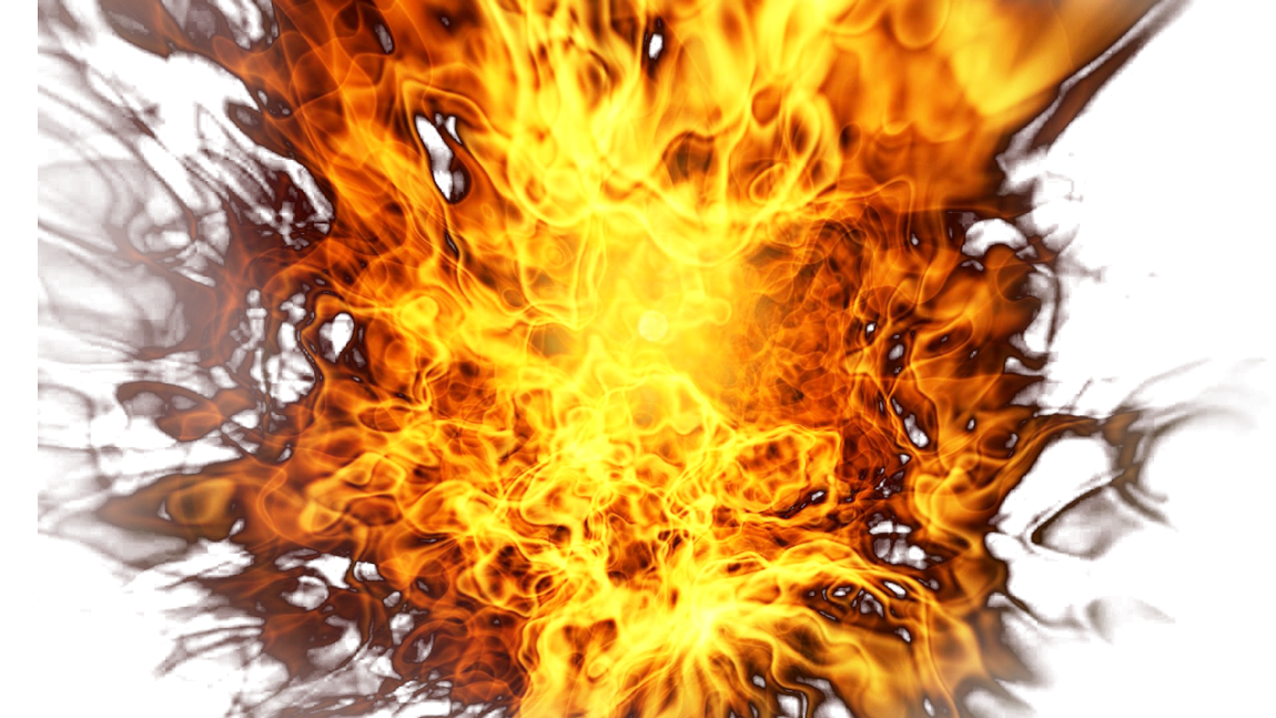 fire explosion transparent png #38690