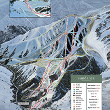 Trail map Sundance