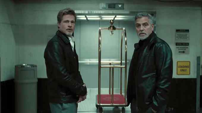 The inspiration: Brad Pitt and George Clooney in Wolfs