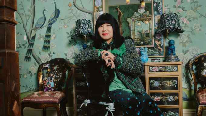 Anna Sui at home in New York