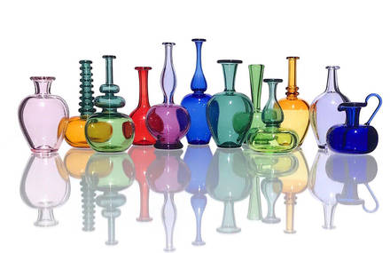 Hand-Blown Miniature Glass Vessels