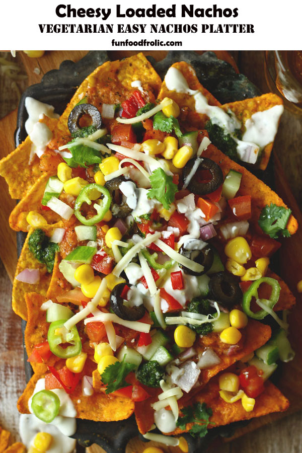 Loaded Vegetarian Nachos