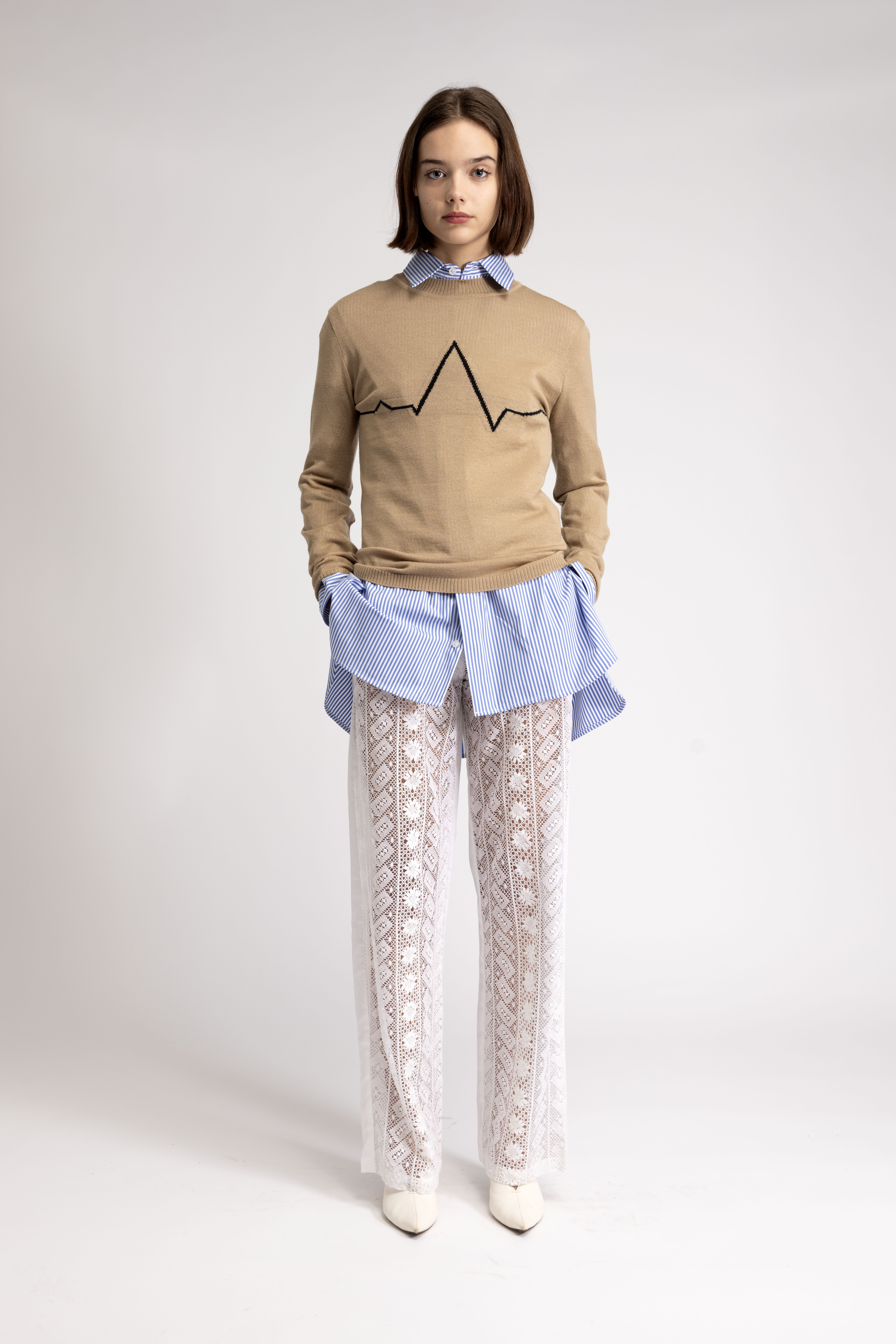 Merino wool ECG Sweater