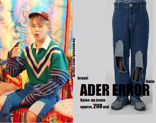 Jimin (BTS) wearing ADER Error