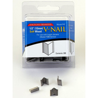 Logan F47 V-Nail 1/2" (12mm) Soft Wood pkt of 200