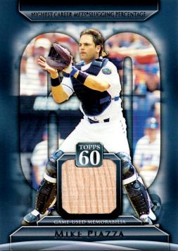 Mike Piazza Game Used Bat Card