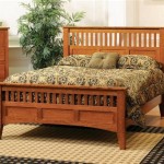 Mission Style Oak Queen Bed