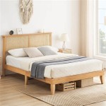 Rattan Queen Bed Frame