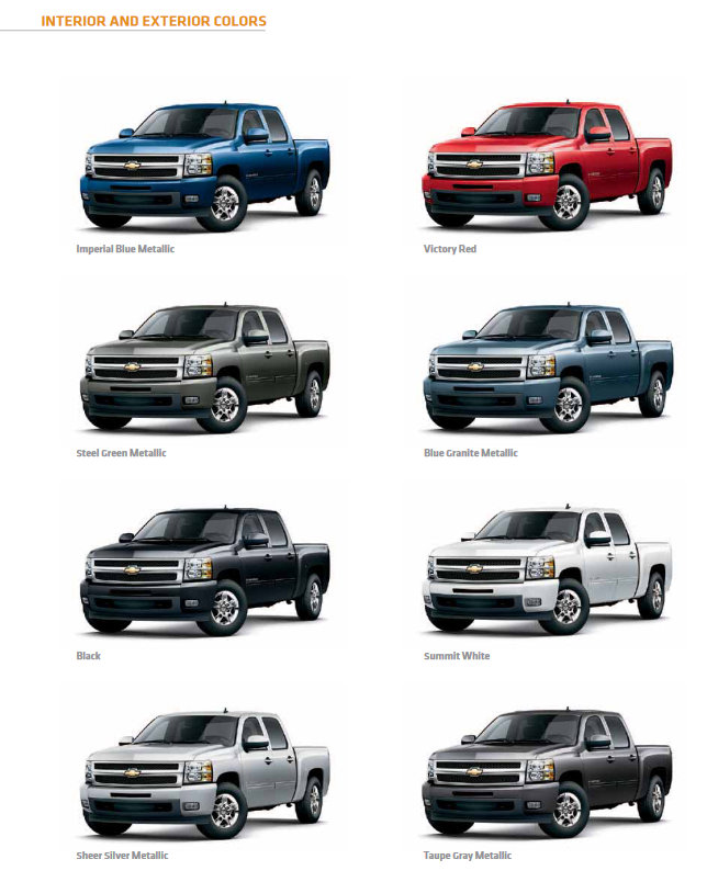 Color Chart 2020 Chevy Silverado Colors - vrogue.co