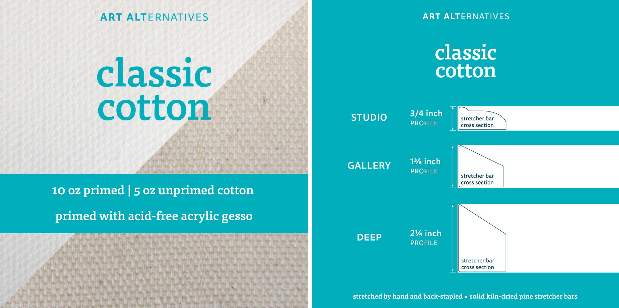 Art Alternatives Classic Studio Canvas