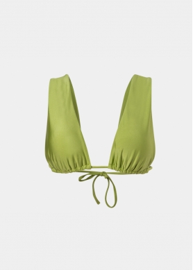 Kea Bikini Top - Lime Dacron