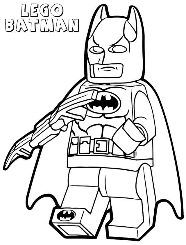 Coloring Pages | Lego Batman Coloring Pages