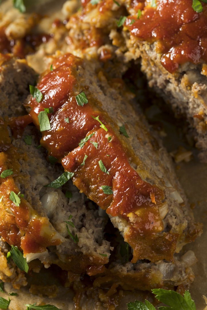 The Best Easy Meatloaf Recipe (Made with stuffing!) A really quick and easy family dinner recipe made with ground beef. On a budget, too!