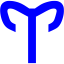 blue aries 2 icon