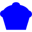 blue cupcake 3 icon