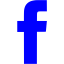 blue facebook icon