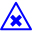 blue warning 38 icon