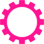 deep pink settings 6 icon