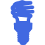 royal blue light bulb 3 icon