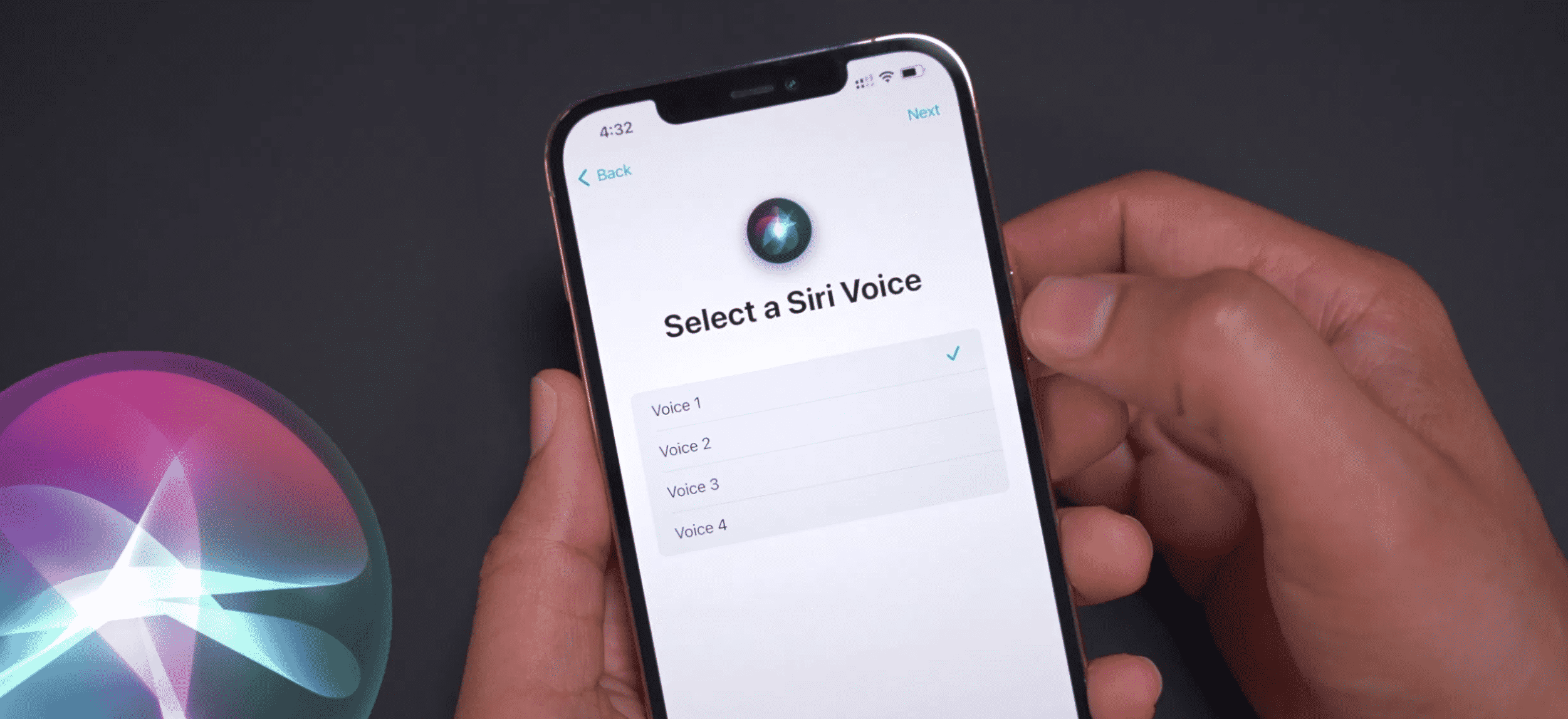 New Siri Voices