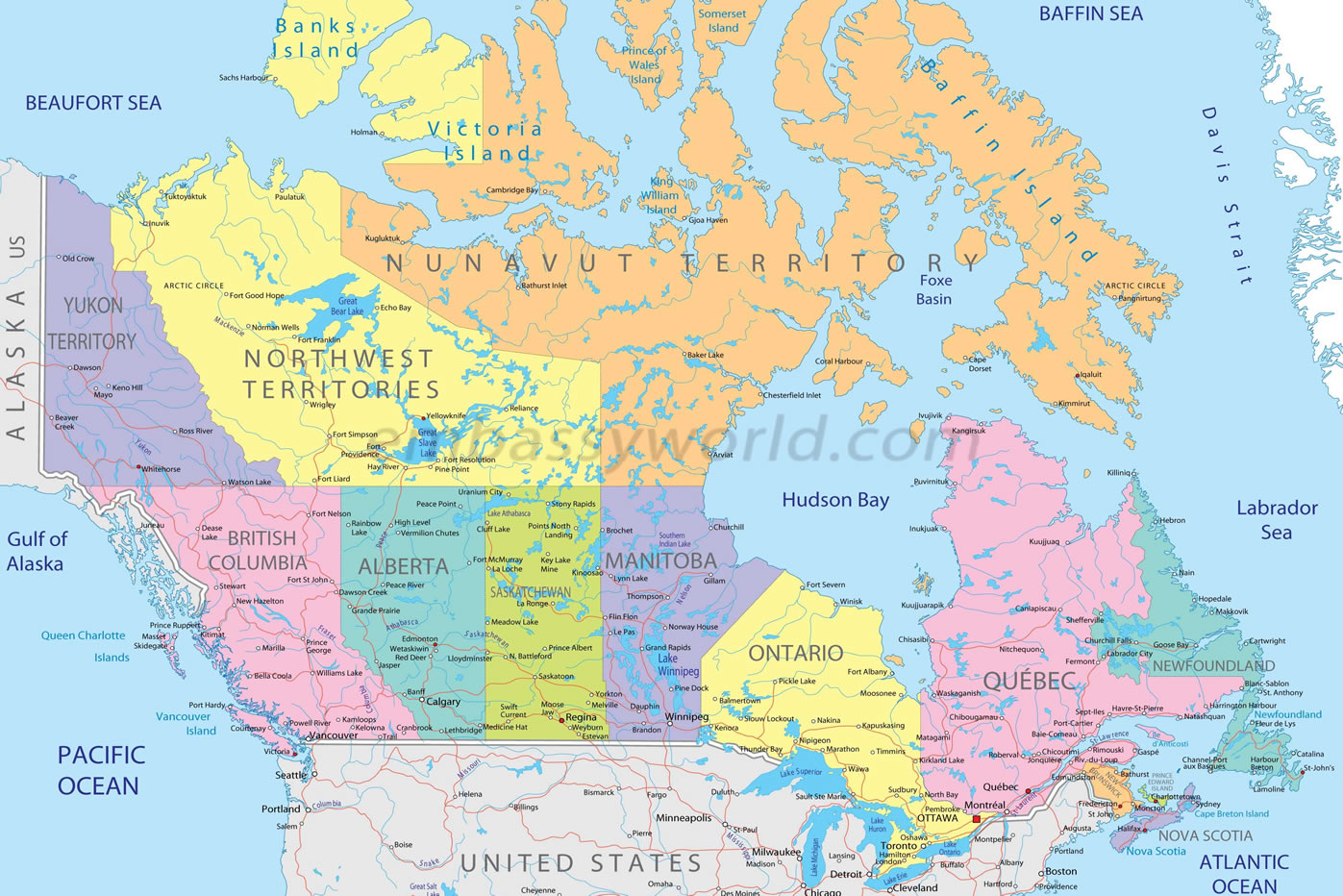 Canada Map