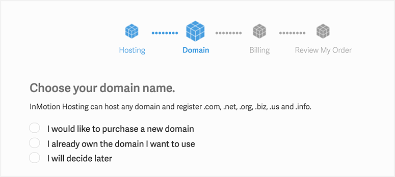 Choose domain