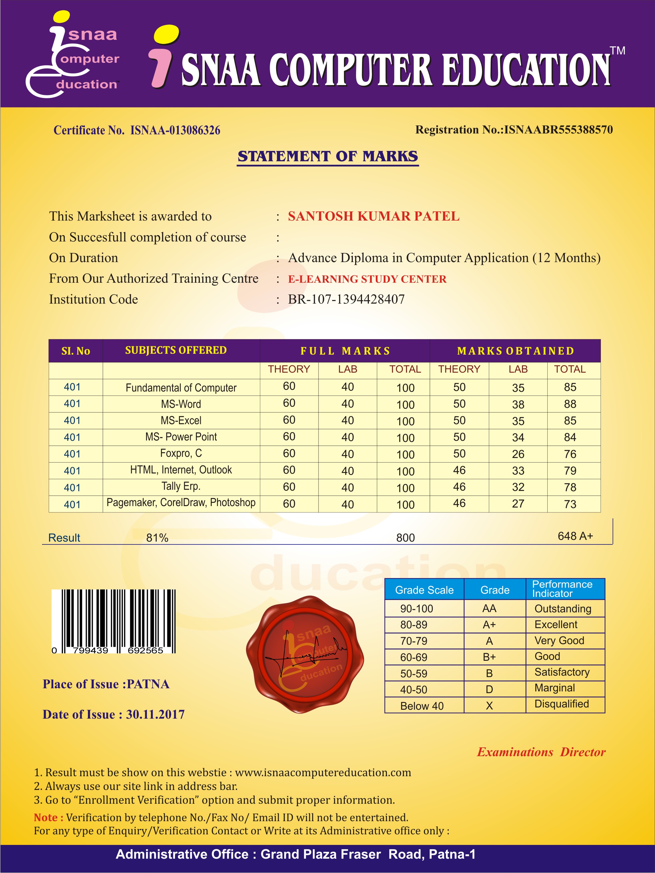 Marksheet Format Fill And Sign Printable Template Onl - vrogue.co