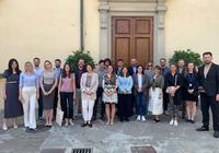 Group photos of participants to the training standing in front of building @EUISS